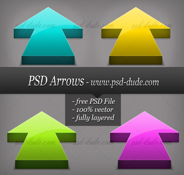 Arrow Vector PSD