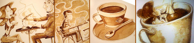 Amazing Coffee Art by Dirceu Veiga