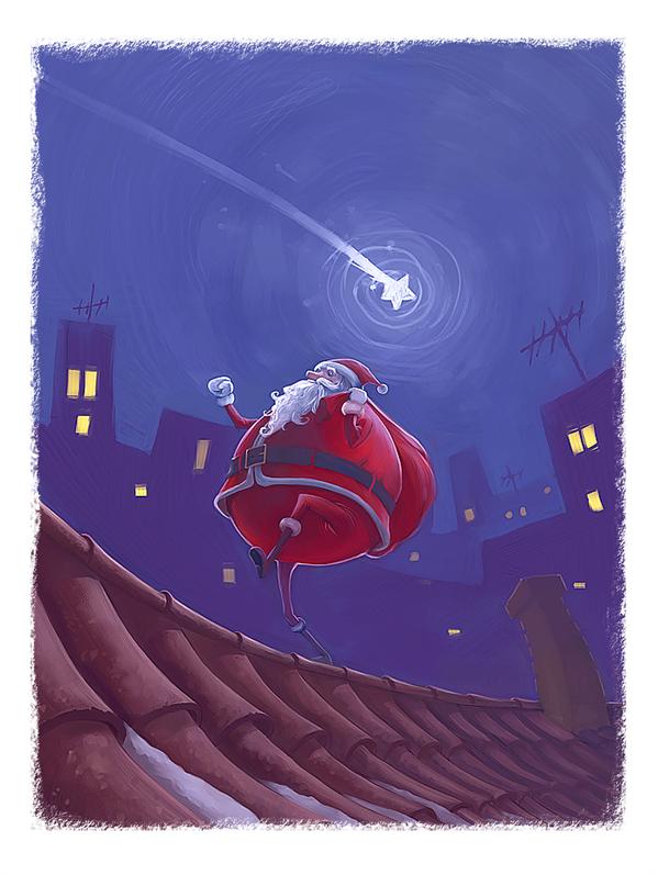 Santa by Pyteo photoshop resource collected by psd-dude.com from deviantart