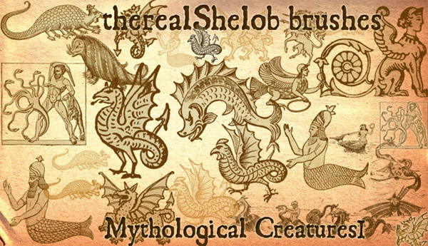 Mythological
Creatures I by therealShelob photoshop resource collected by psd-dude.com from deviantart