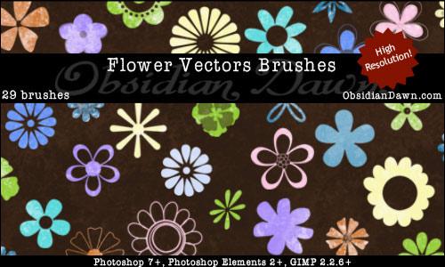 Flower
Vectors Brushes by redheadstock photoshop resource collected by psd-dude.com from deviantart
