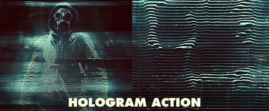 Hologram Photoshop Action