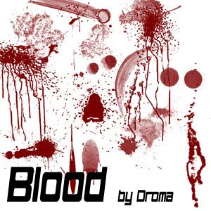 Blood Brushes for Photoshop by droma595 photoshop resource collected by psd-dude.com from deviantart