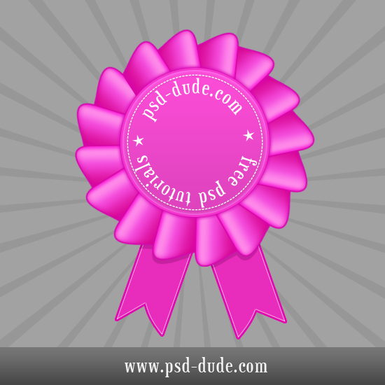 Pink Ribbon by psd-dude photoshop resource made by psd-dude.com