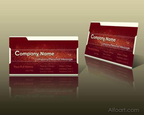 Business Card Layout PSD Tutorial