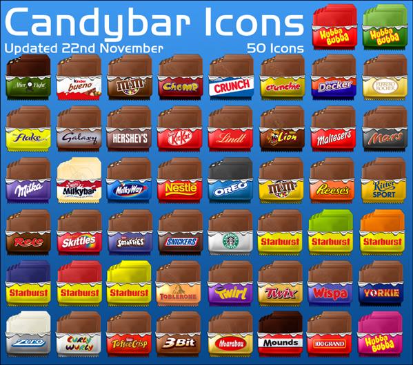 Candybar
 Icons 221108 by parry photoshop resource collected by psd-dude.com from deviantart