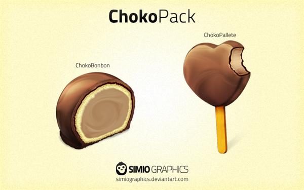 ChokoPack by simiographics photoshop resource collected by psd-dude.com from deviantart