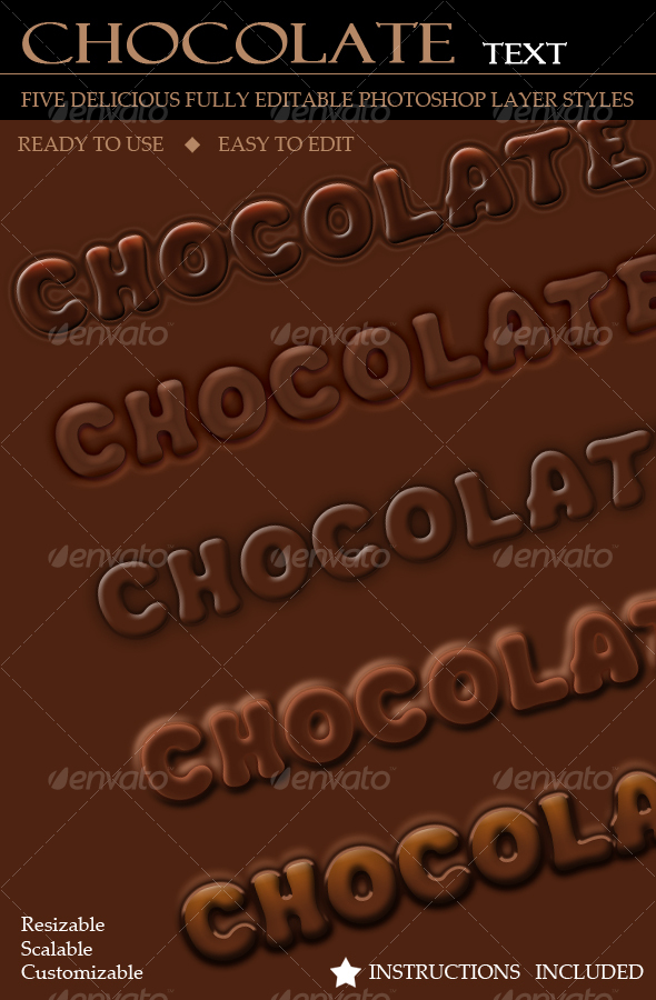 Chocolate Photoshop