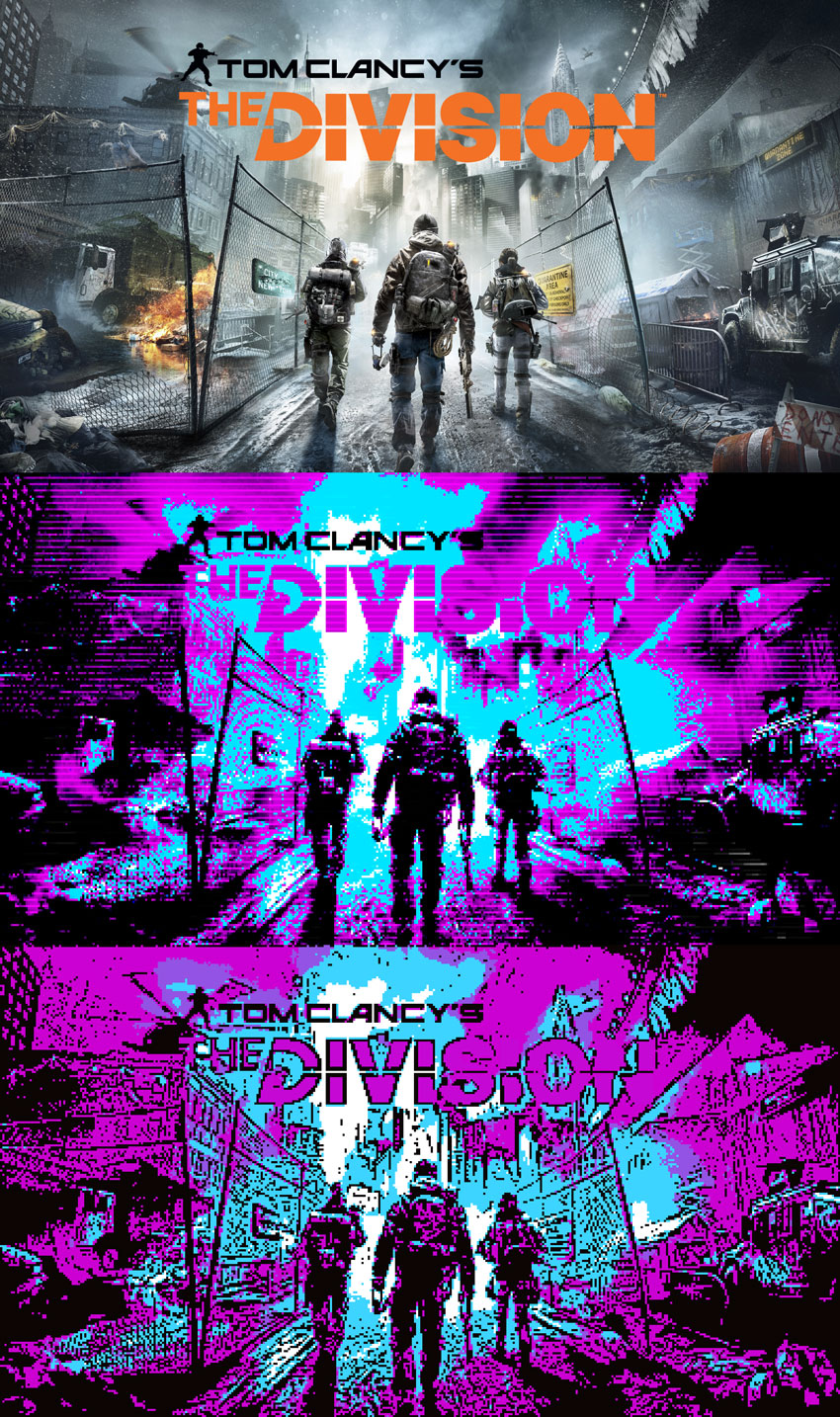 Tom Clancy The Division 2 CGA Colors Effect