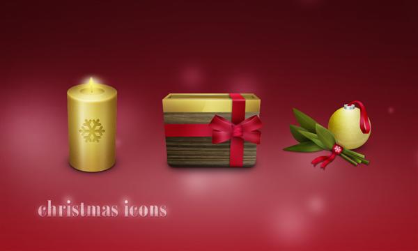 Christmas
 Icons 2007 by gakuseisean photoshop resource collected by psd-dude.com from deviantart