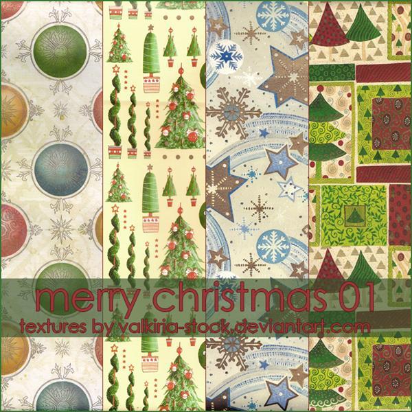 Christmas Tree and Decorations Photoshop Patterns