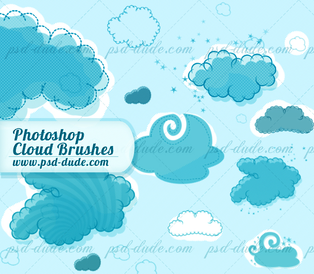 Cloud Brushes For Photoshop