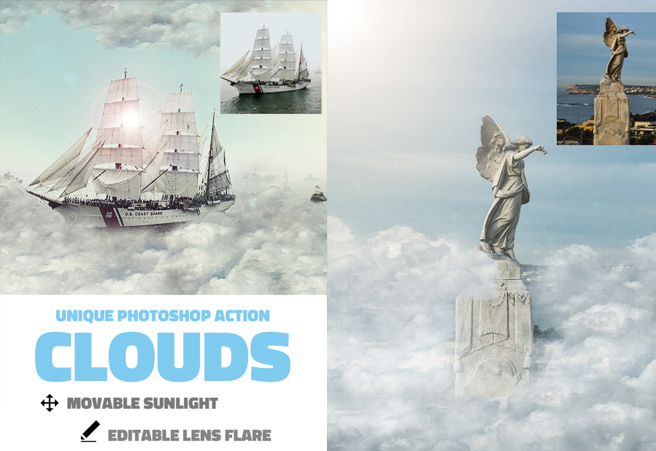 Clouds Photoshop Action