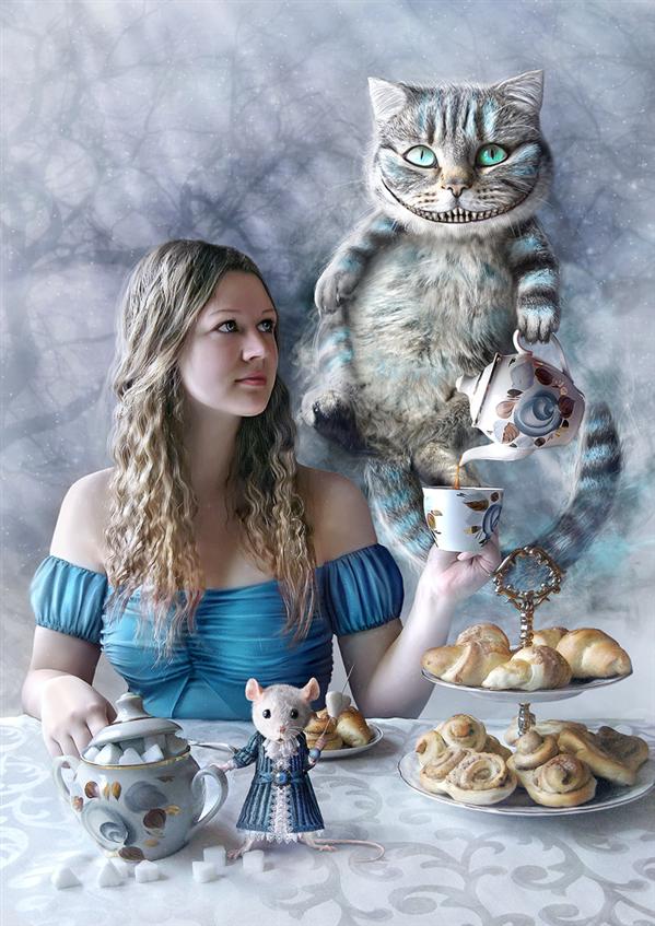 Teaparty
in Wonderland by mary-petroff photoshop resource collected by psd-dude.com from deviantart