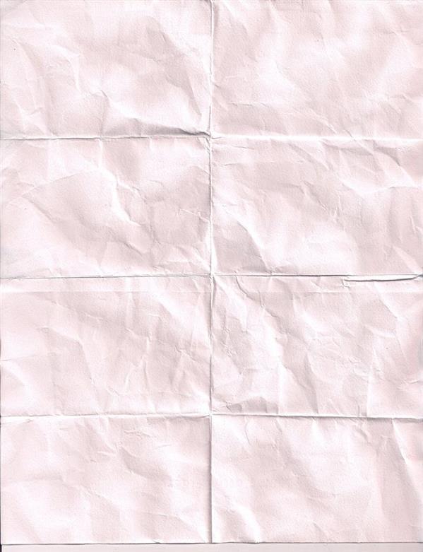 Folded Wrinkled Paper Texture