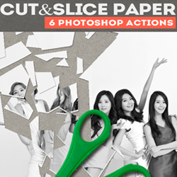 Cut <span class='searchHighlight'>Paper</span> Photoshop Action psd-dude.com Resources