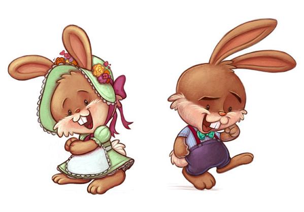 Awesome
 Bunnies by DaniDraws photoshop resource collected by psd-dude.com from deviantart