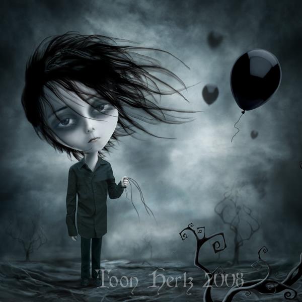 Little Sad Boy II by THZ photoshop resource collected by psd-dude.com from deviantart