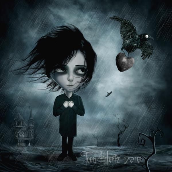 Little Sad Boy IV by THZ photoshop resource collected by psd-dude.com from deviantart