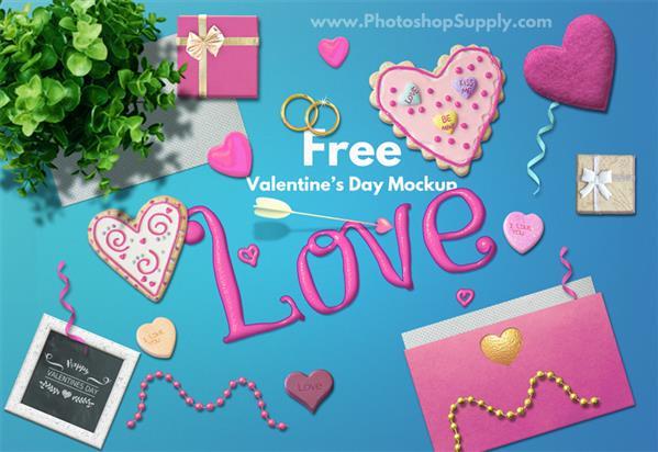 Valentine Mockup (FREE)