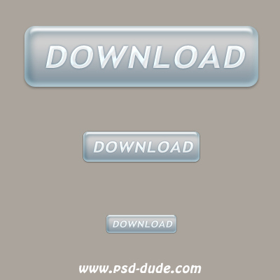 Silver Download Button by psd-dude photoshop resource 