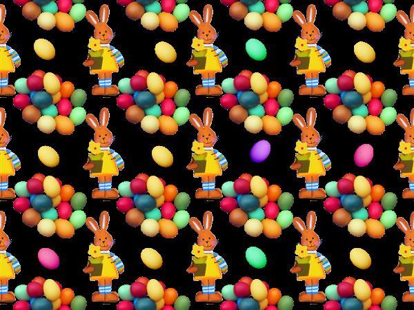 Free Easter Pattern Seamless Background Transparent