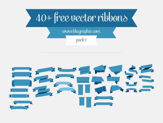 free ribbon vector