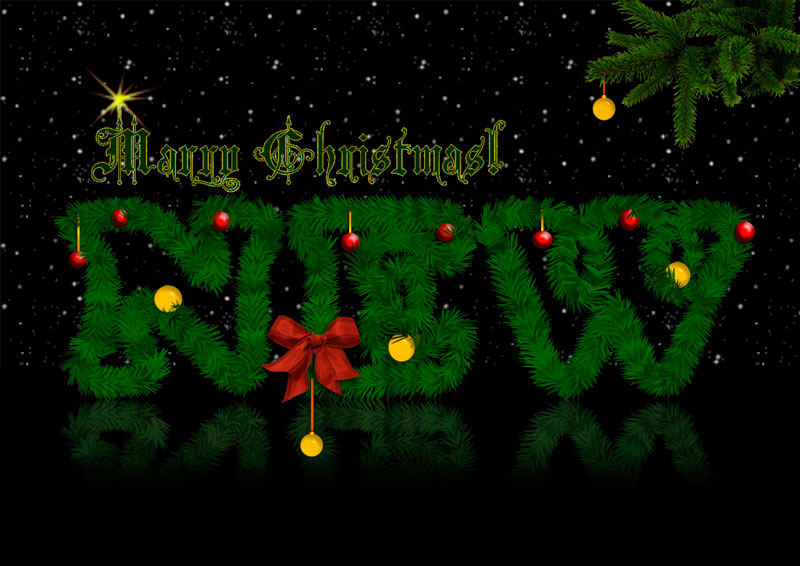 create a christmas tree photoshop text effect photoshop create a christmas tree photoshop text effect photoshop