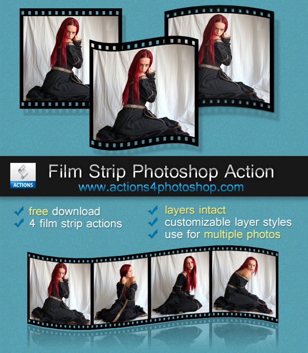 Strip for Action Film Photoshop Action