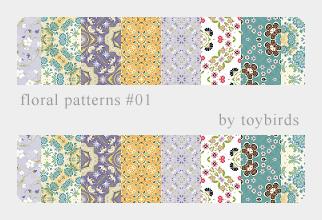 Floral
 Patterns 01 by toybirds photoshop resource collected by psd-dude.com from deviantart