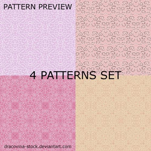 Patterns
 Set 00 by Dracovina-Stock photoshop resource collected by psd-dude.com from deviantart