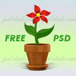 <span class='searchHighlight'>Flower</span> Photoshop Vector with Free PSD File psd-dude.com Resources