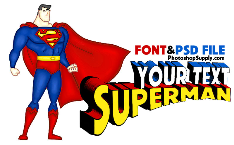 Superman Fonts