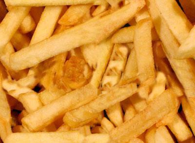 French Fries Pattern Seamless Texture