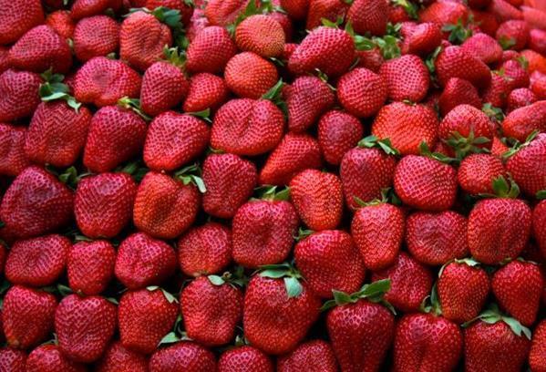 Strawberry Texture Background