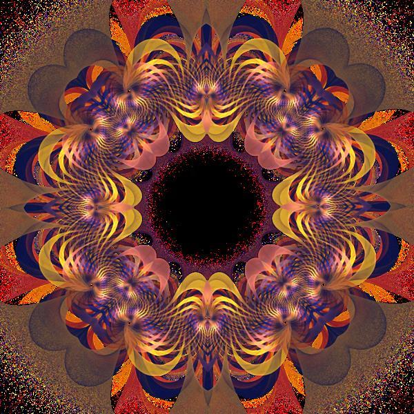 Kaleidoscope Mandala Frame Free Background