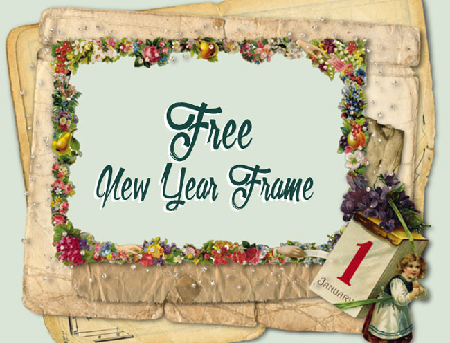 New Year Frame PNG Background