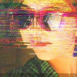 Glitch VHS Photoshop Free Mockup psd-dude.com Resources