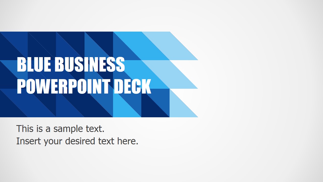 Blue Business PowerPoint Template