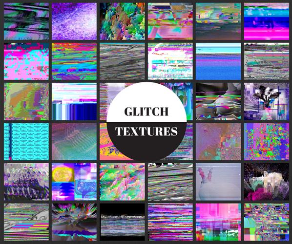 Glitch Textures by Summer-to-the-spring photoshop resource collected by psd-dude.com from deviantart