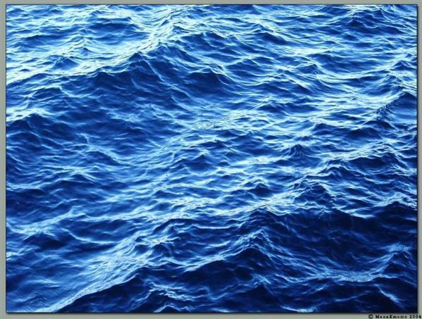 Turbulence Waves Sea Water Background