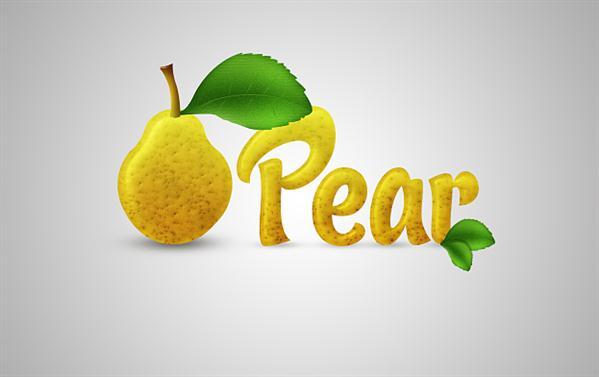 Create pear textured text effect in Photoshop