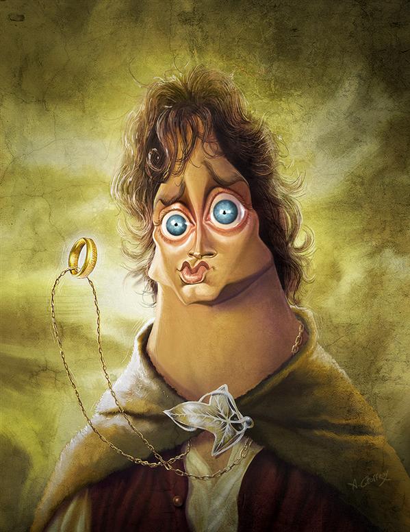 FRODO by AnthonyGeoffroy photoshop resource collected by psd-dude.com from deviantart