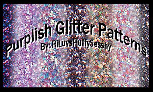 Purple Photoshop Glitter Patterns