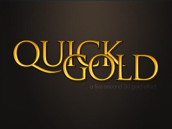 Gold Text Photoshop Tutorials Psddude