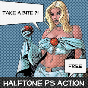 <span class='searchHighlight'>Halftone</span> Photoshop Free Action psd-dude.com Resources