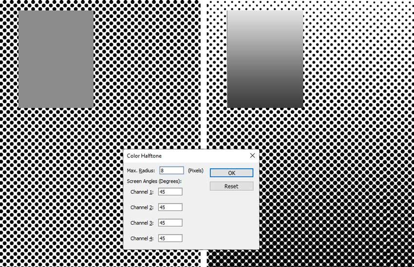 Halftone Texture Photoshop