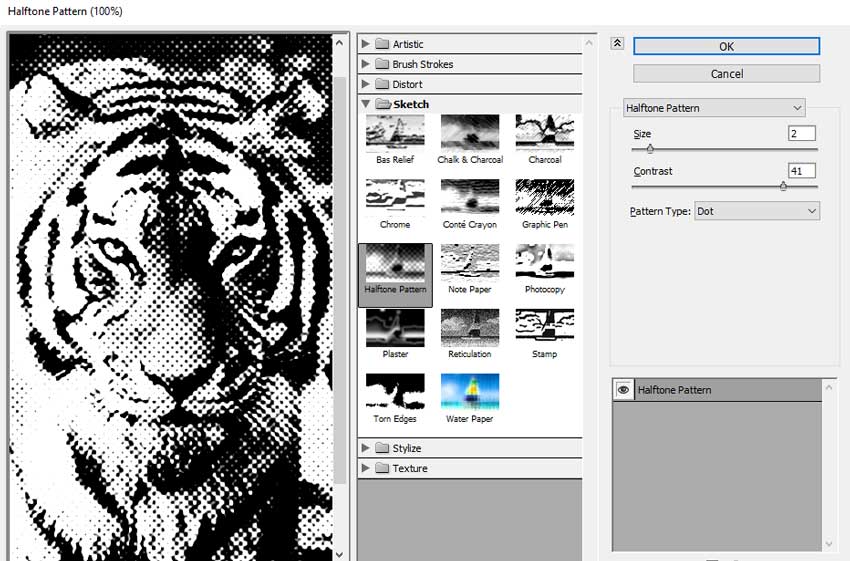 Photoshop Halftone Pattern