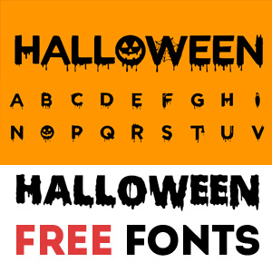 Halloween Font psd-dude.com Resources