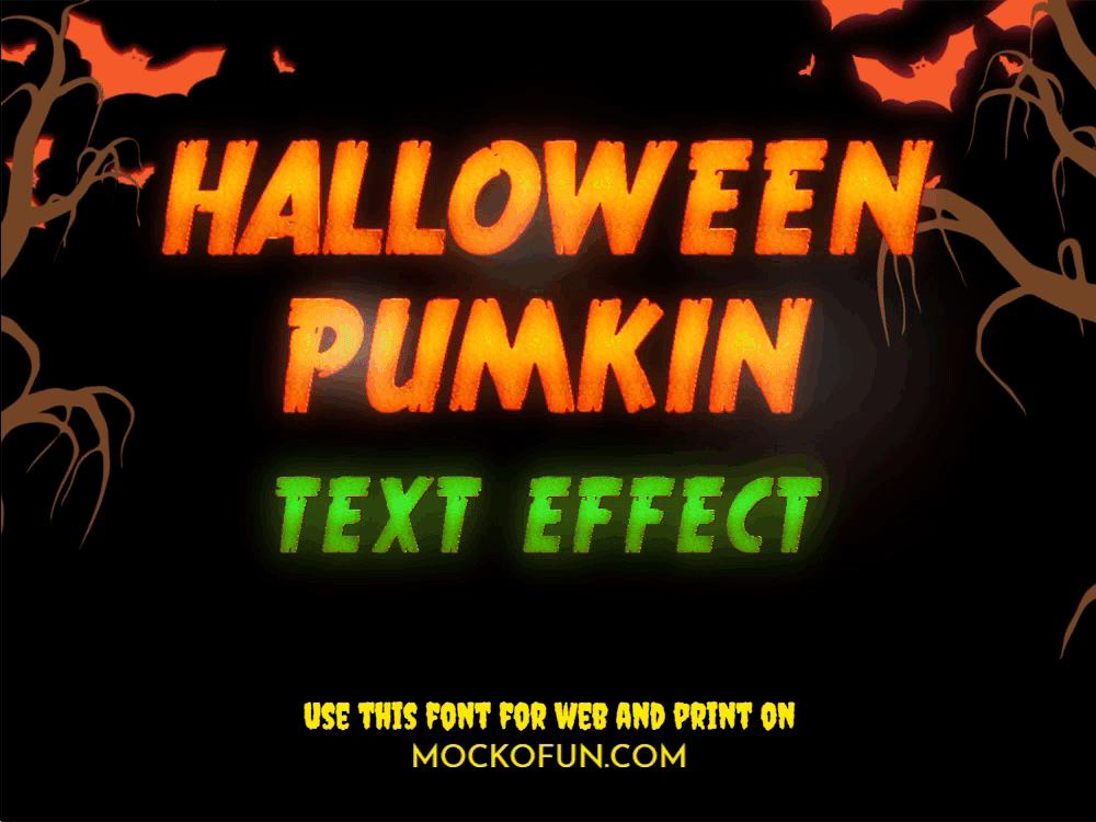 Halloween Pumpkin Text